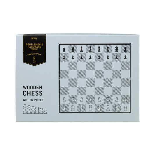 Wooden Chess Set | Gentlemen's Hardware