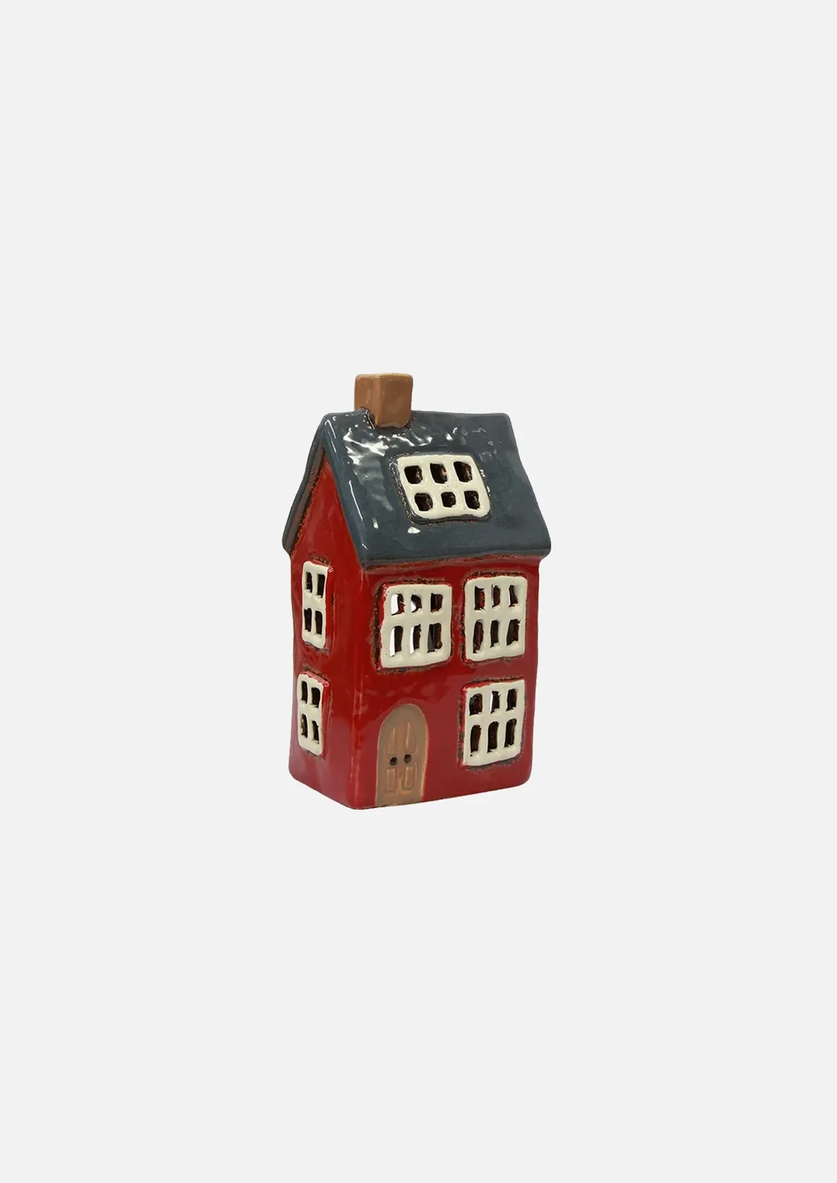 Alsace Tea Light House - Navy Roof | French Country