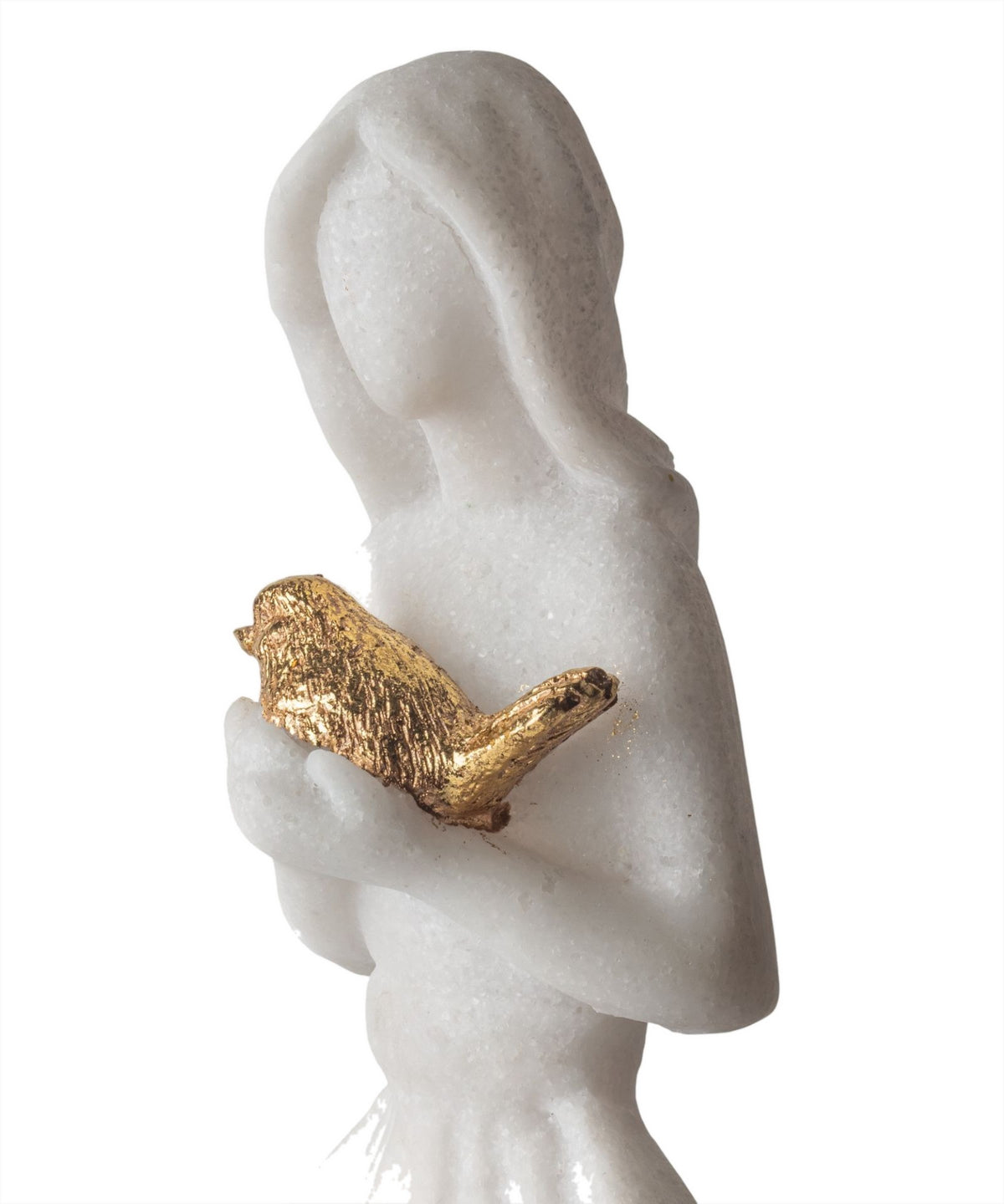 French Country Angel with Dove Light Up