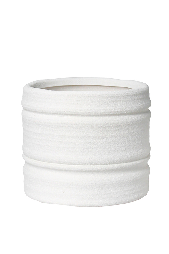 Bharat Cover Pot White