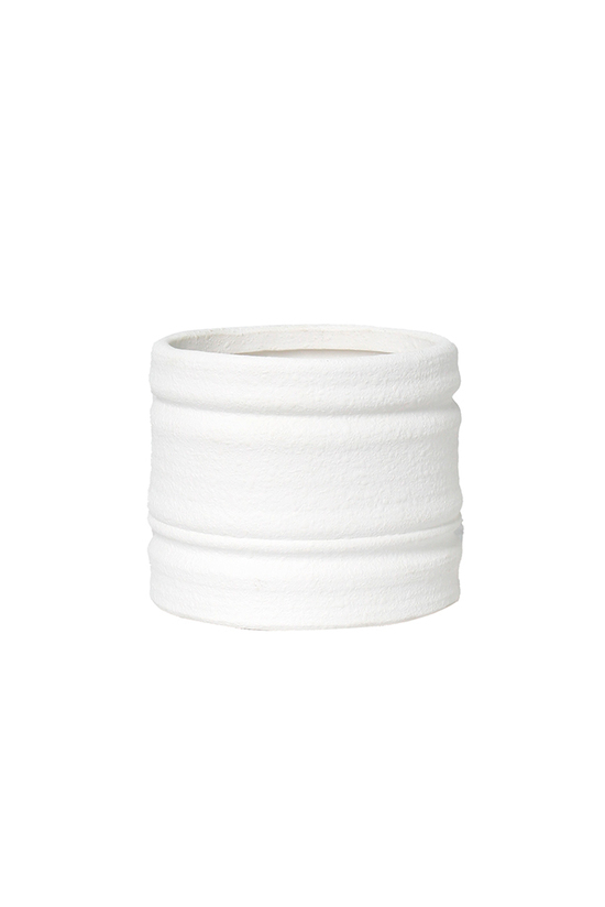 Bharat Cover Pot White