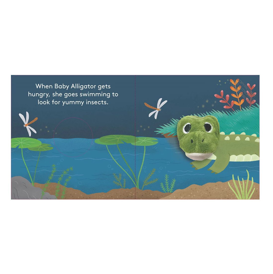 Baby Alligator Finger Puppet Book