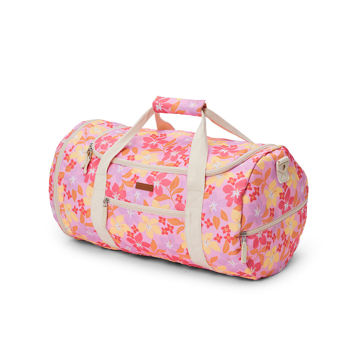 Crywolf Packable Duffel in Hibiscus Daze