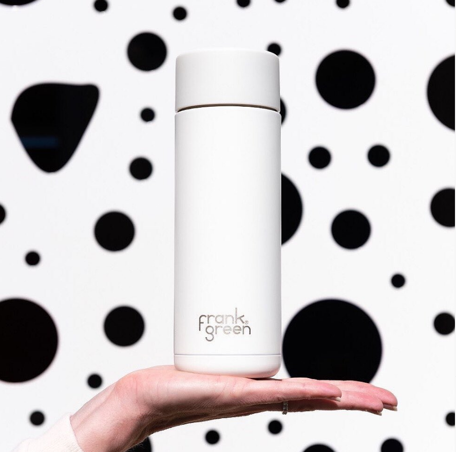 Frank Green 20oz Straw Bottle - Cloud | Avisons NZ