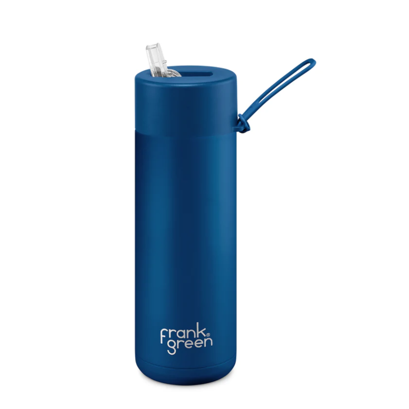 Frank Green 20oz Straw Bottle - Deep Ocean