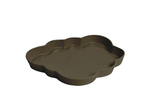 Cloud Jewellery Tray - Olive Green