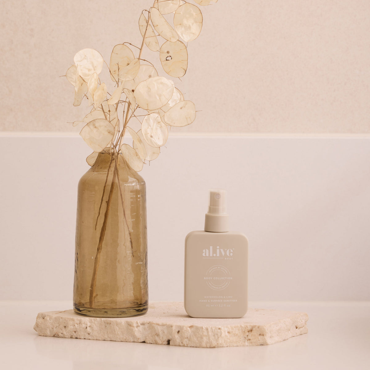 al.ive Body Stone Hand Sanitiser - Watermelon & Lime