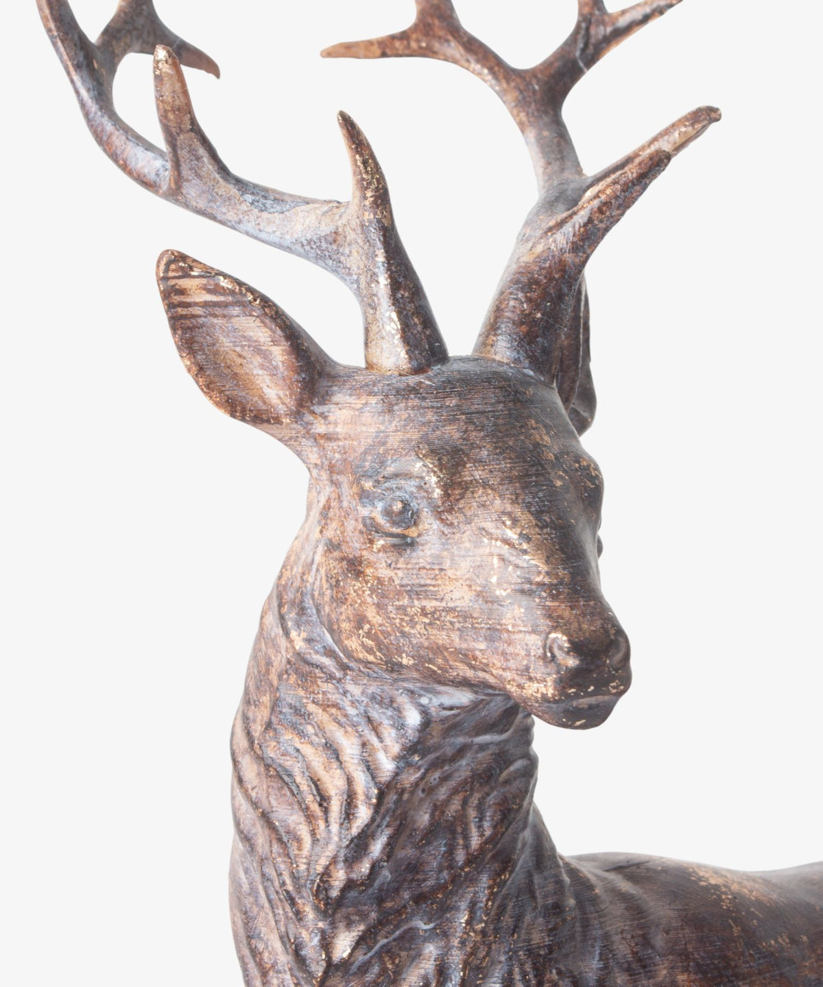 French Country Sentinel Small Lying Down Reindeer Right Side