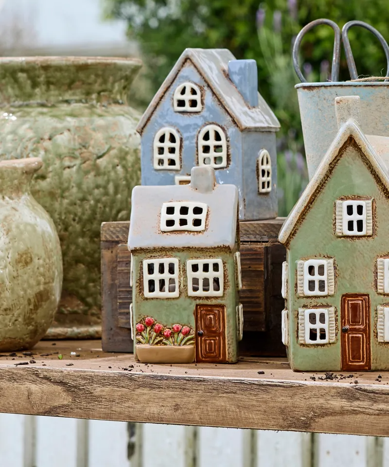 Devon Petite Tea Light Cottage Sage