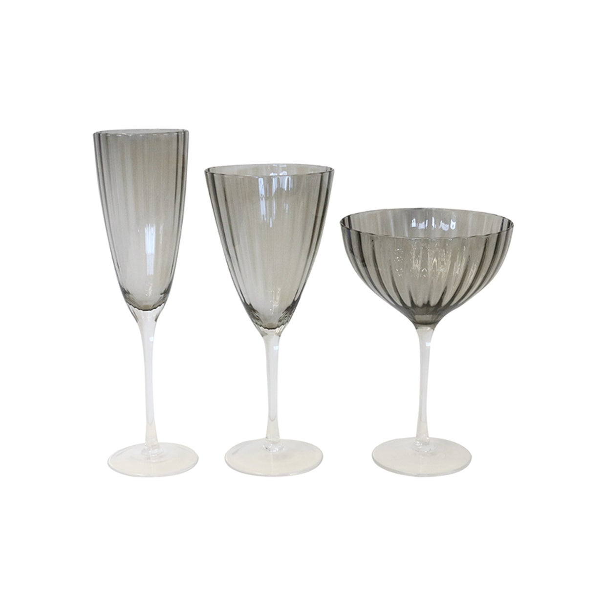 Luxor Flute Glasses - Set of 4 | CC Interiors | Avisons NZ
