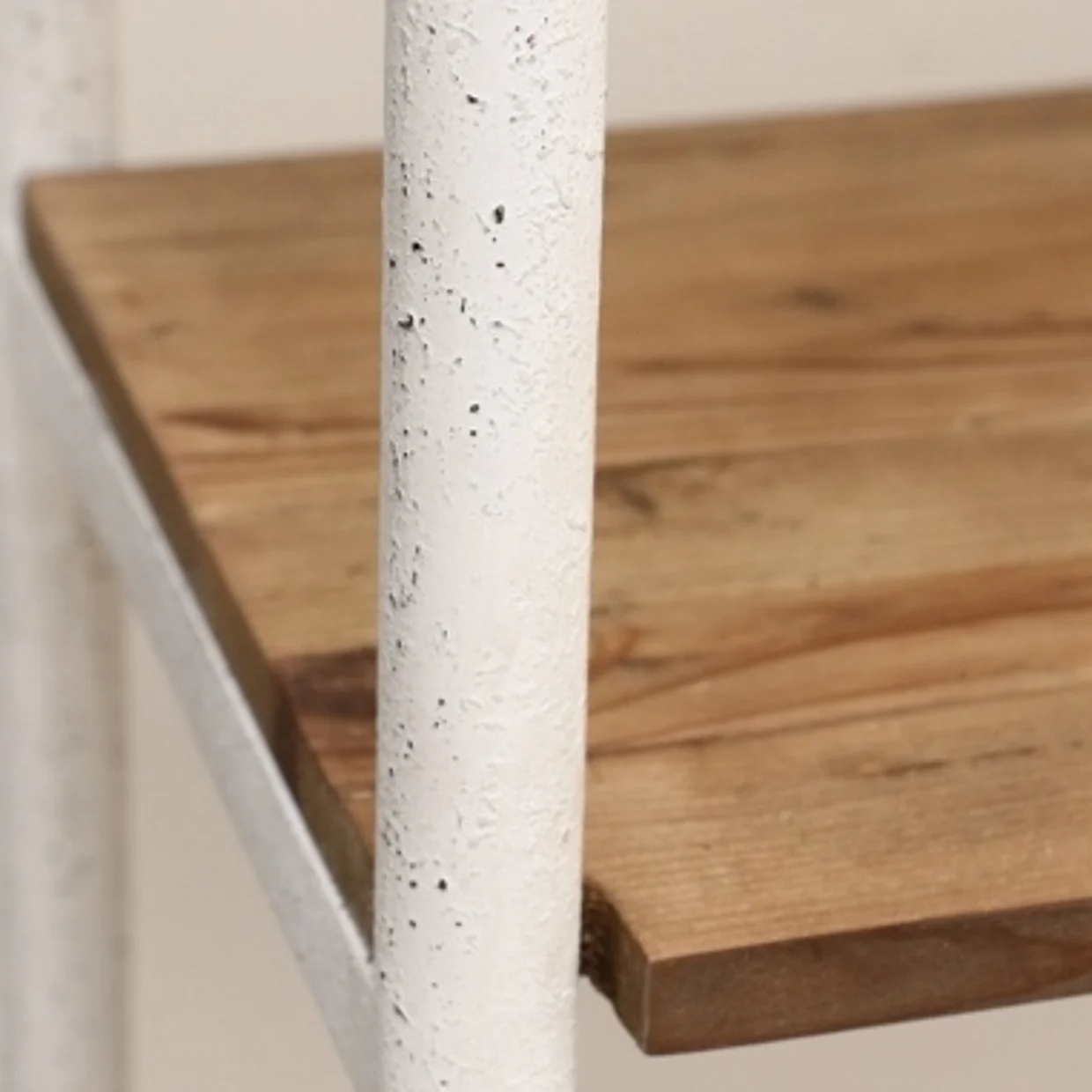 Riviera Double Industrial Bookcase - White | CC Interiors | Avisons