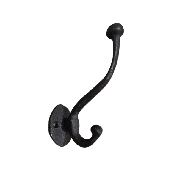 Cast Iron Coat Hook - Small