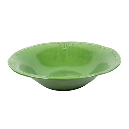 Dragonfly Stoneware Green Salad Bowl - Small | French Country | Avisons