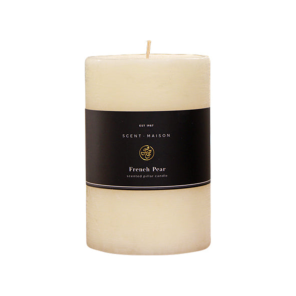 Scent Maison French Pear Pillar Candle