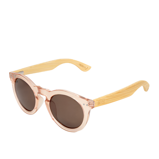 Grace Kelly Pink & Wood Sunglasses