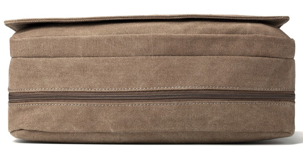 Medium Flap Front Messenger Bag - Brown | Troop London NZ