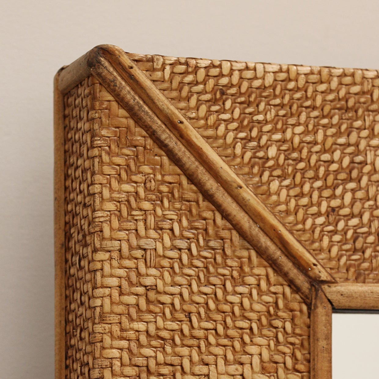 Bahama Rectangle Rattan Mirror | CC Interiors | Avisons