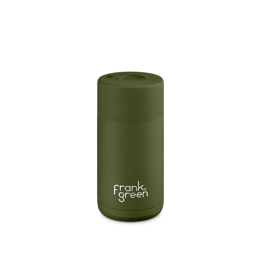 Frank Green 12oz Reusable Cup - Khaki | Avisons NZ
