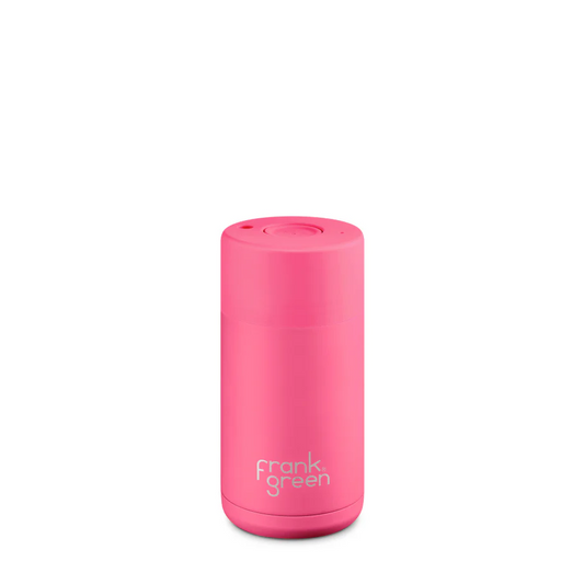 Frank Green 12oz Reusable Cup - Neon Pink