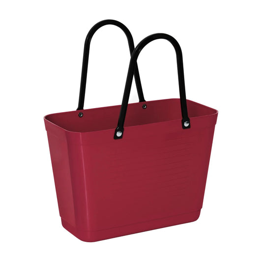 Small Maroon Hinza Bag - Green Plastic