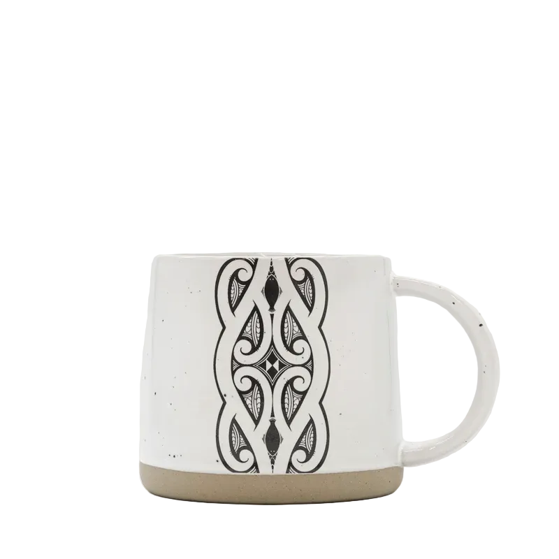 Glazed Ceramic Mug - Miriama Grace Smith - Stone