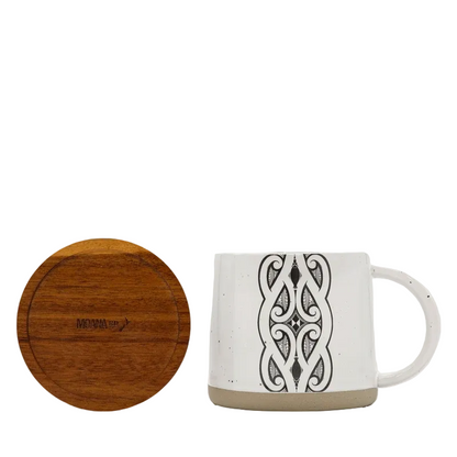 Glazed Ceramic Mug - Miriama Grace Smith - Stone