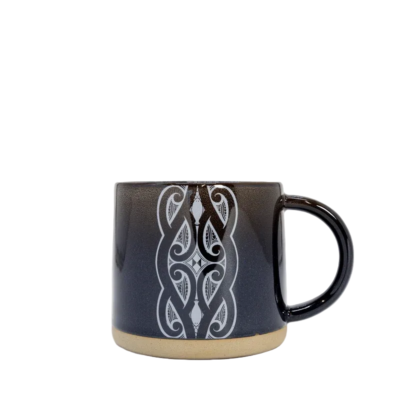 Glazed Ceramic Mug - Miriama Grace Smith - Black