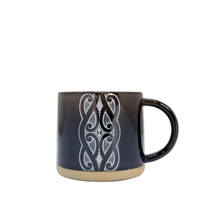 Glazed Ceramic Mug - Miriama Grace Smith - Black