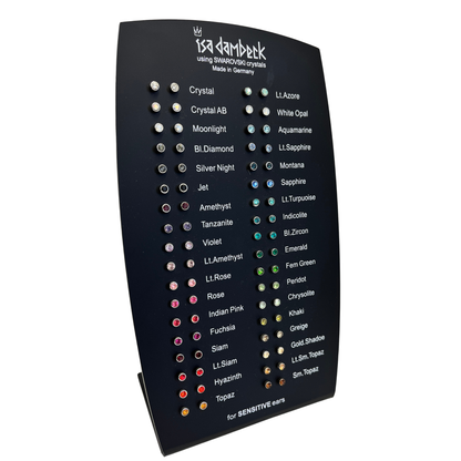 Swarovski Stud Earrings - 3mm