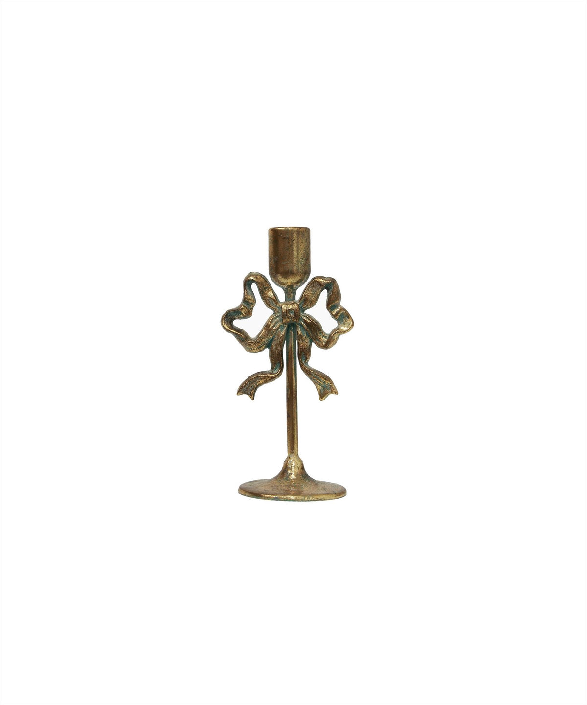 French Country Bow Design Candleholder - Small