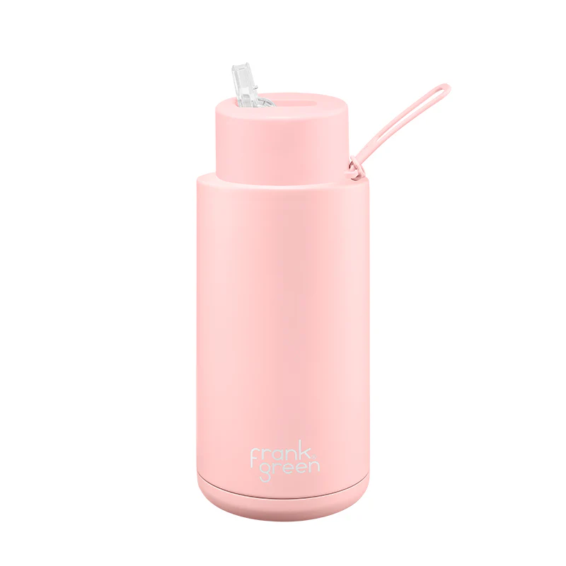 Frank Green 34oz Straw Bottle - Blushed