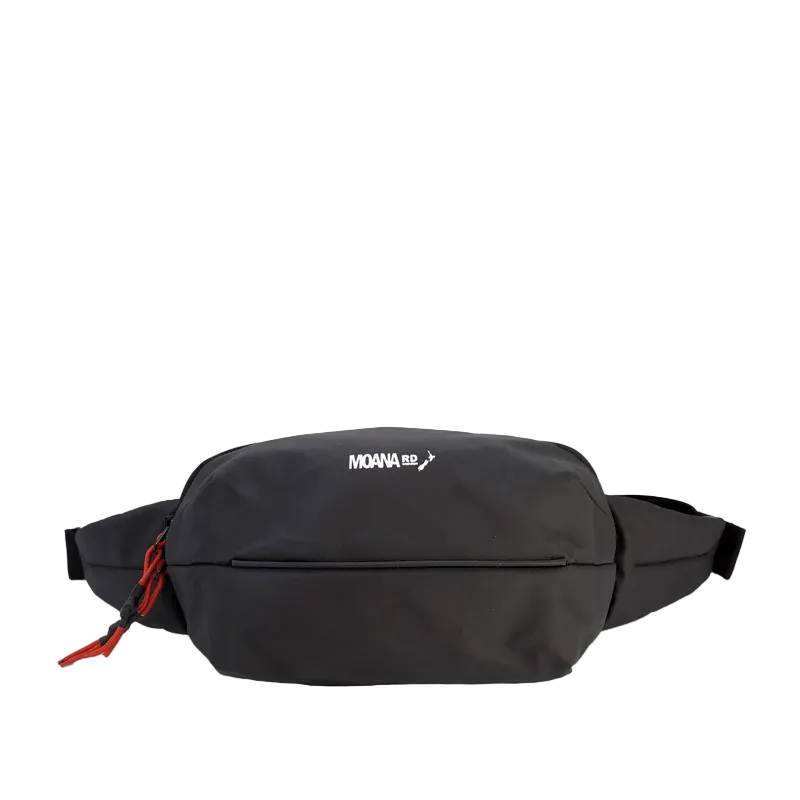 The Paparoa Waist Bag - Black