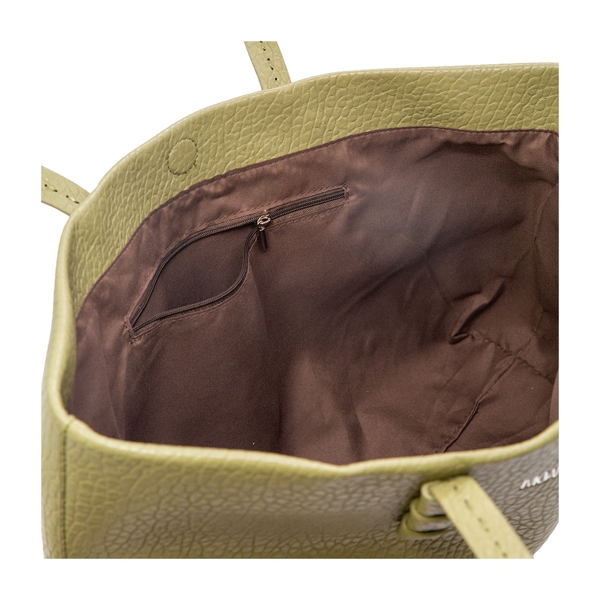 Moana Road The Westmere Handbag - Olive, interior