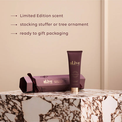 al.ive Body - Hand Cream Cracker - Sweet Plum & Berries