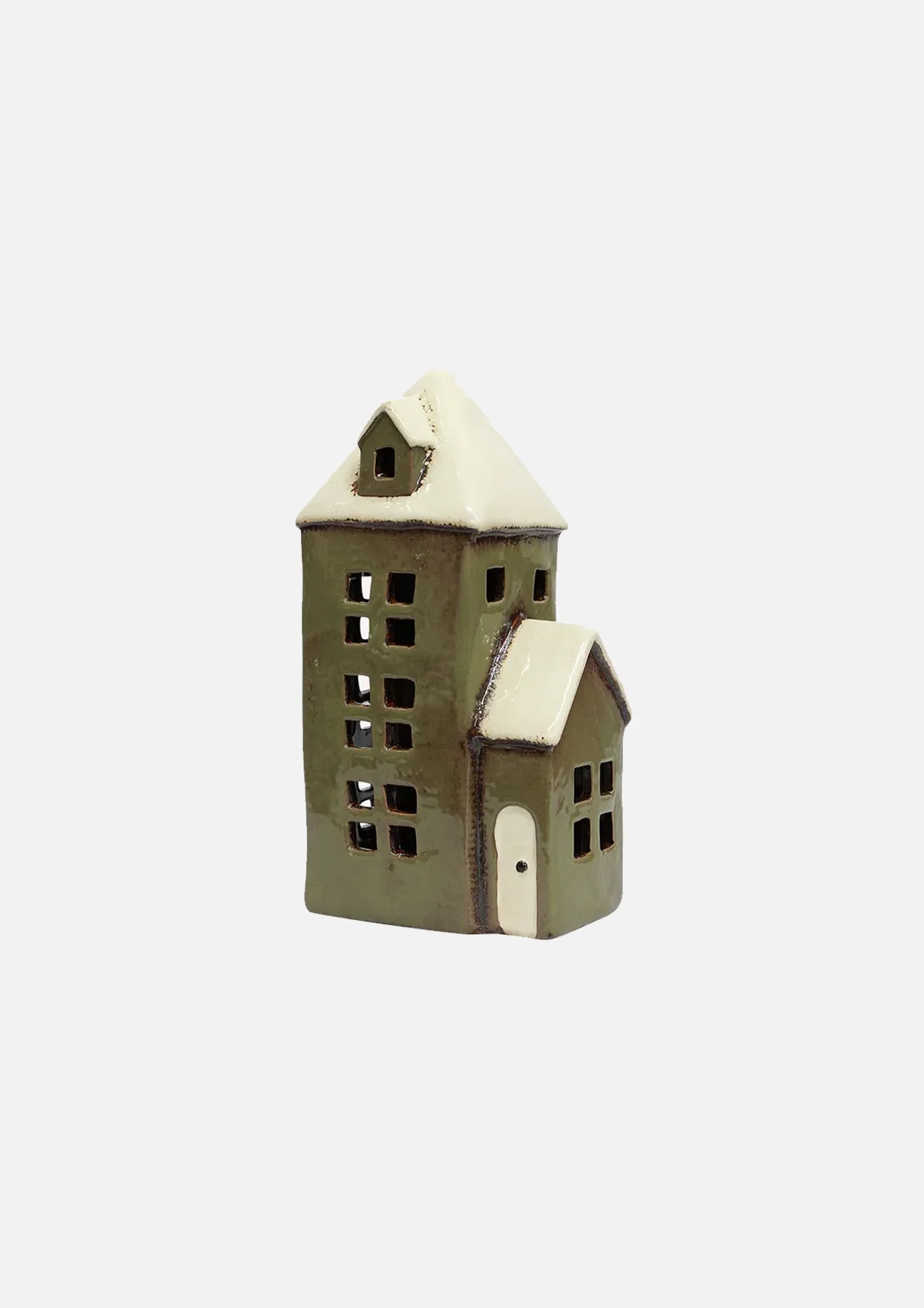Alsace Tea Light House Parish - Olive Green | French Country