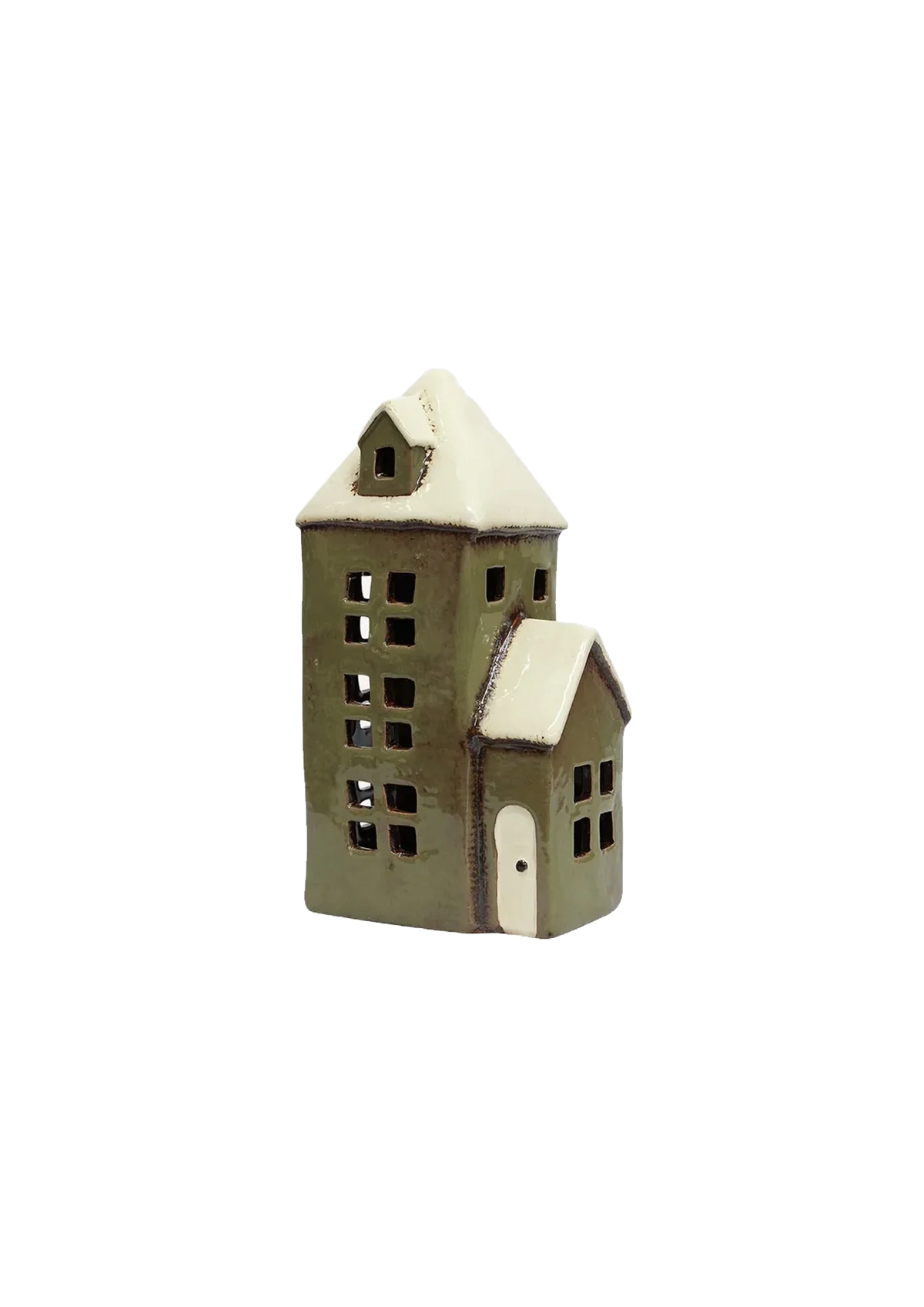 Alsace Tea Light House Parish - Olive Green | French Country