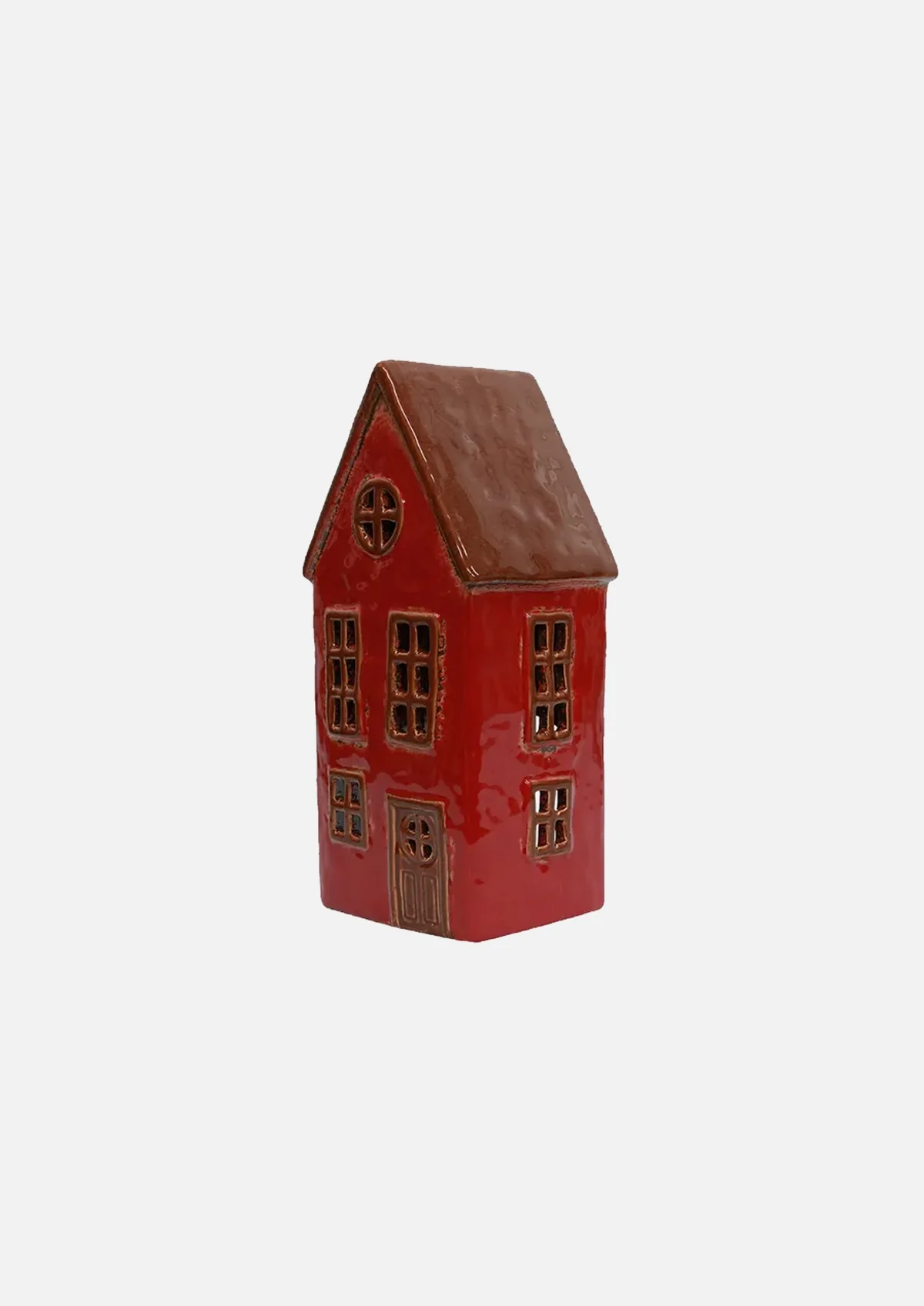 Alsace Tea Light Barn  - Red | French Country