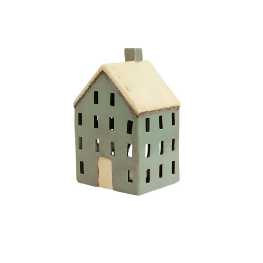 Alsace Chalet Tea Light House - Blue | French Country | Avisons