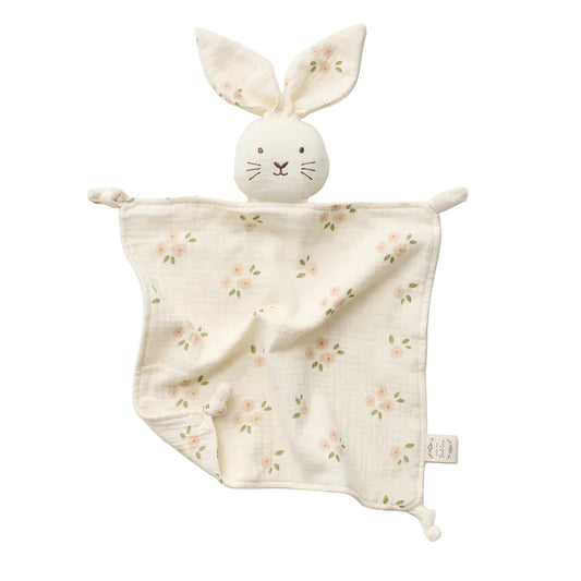 Organic Muslin Bunny Lovey - Daisy Print