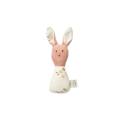 Bunny Rattle - Daisy Pink