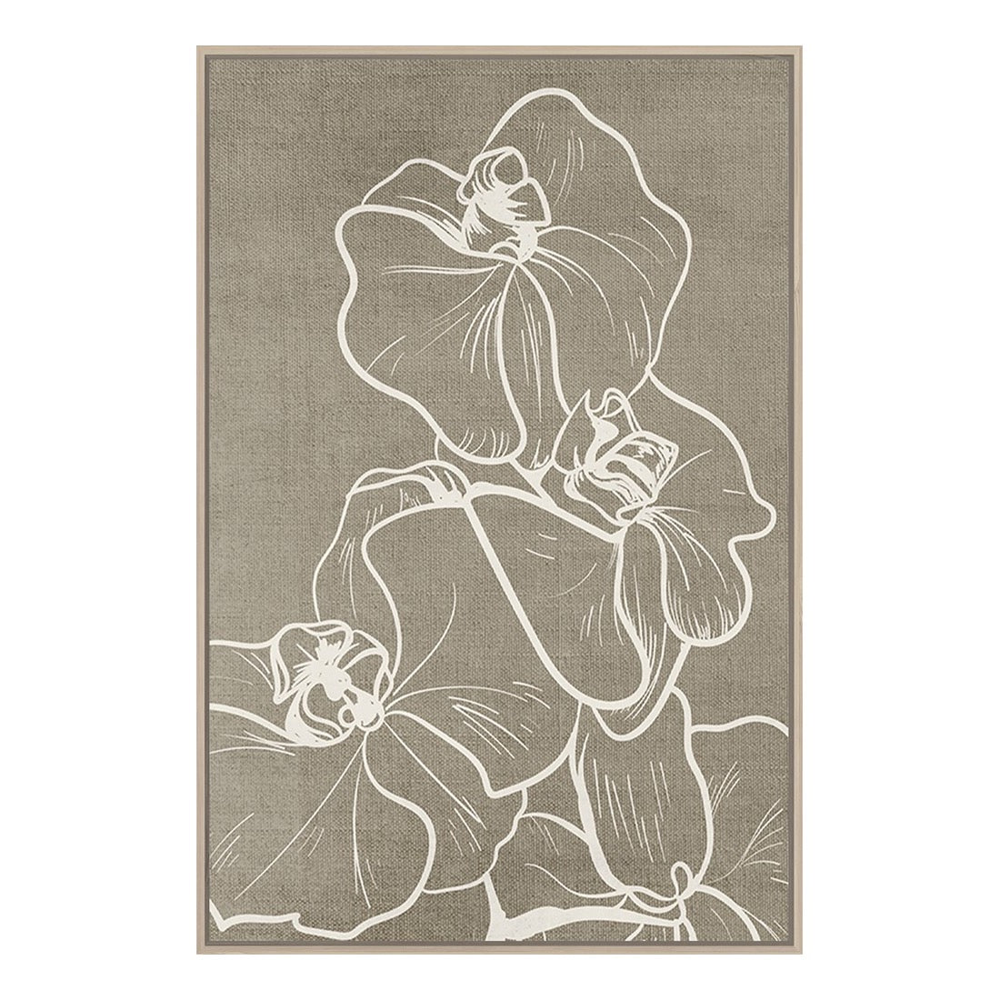 Vintage Floral Framed Canvas | Wall Art | Avisons
