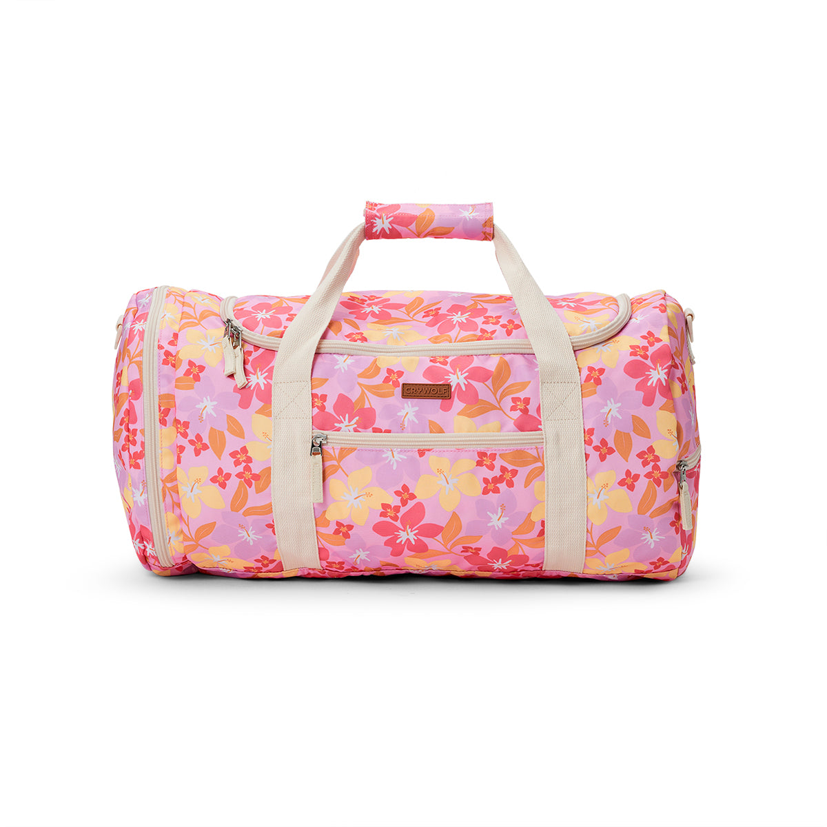 Crywolf Packable Duffel in Hibiscus Daze