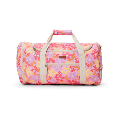 Crywolf Packable Duffel in Hibiscus Daze