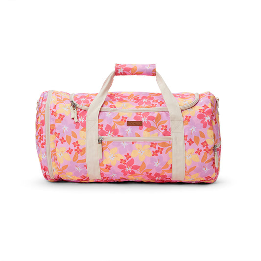 Crywolf Packable Duffel in Hibiscus Daze