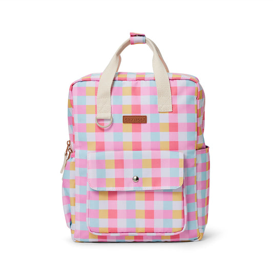 Crywolf Mini Backpack in Pop Gingham