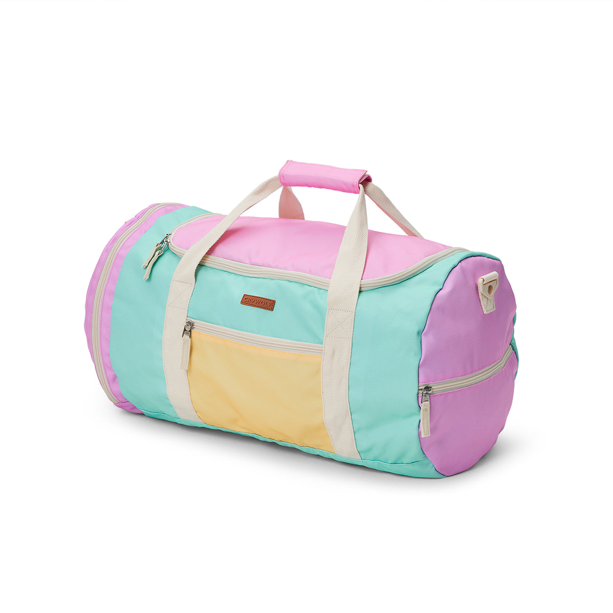 Crywolf Packable Duffel in Poolside Colourblock