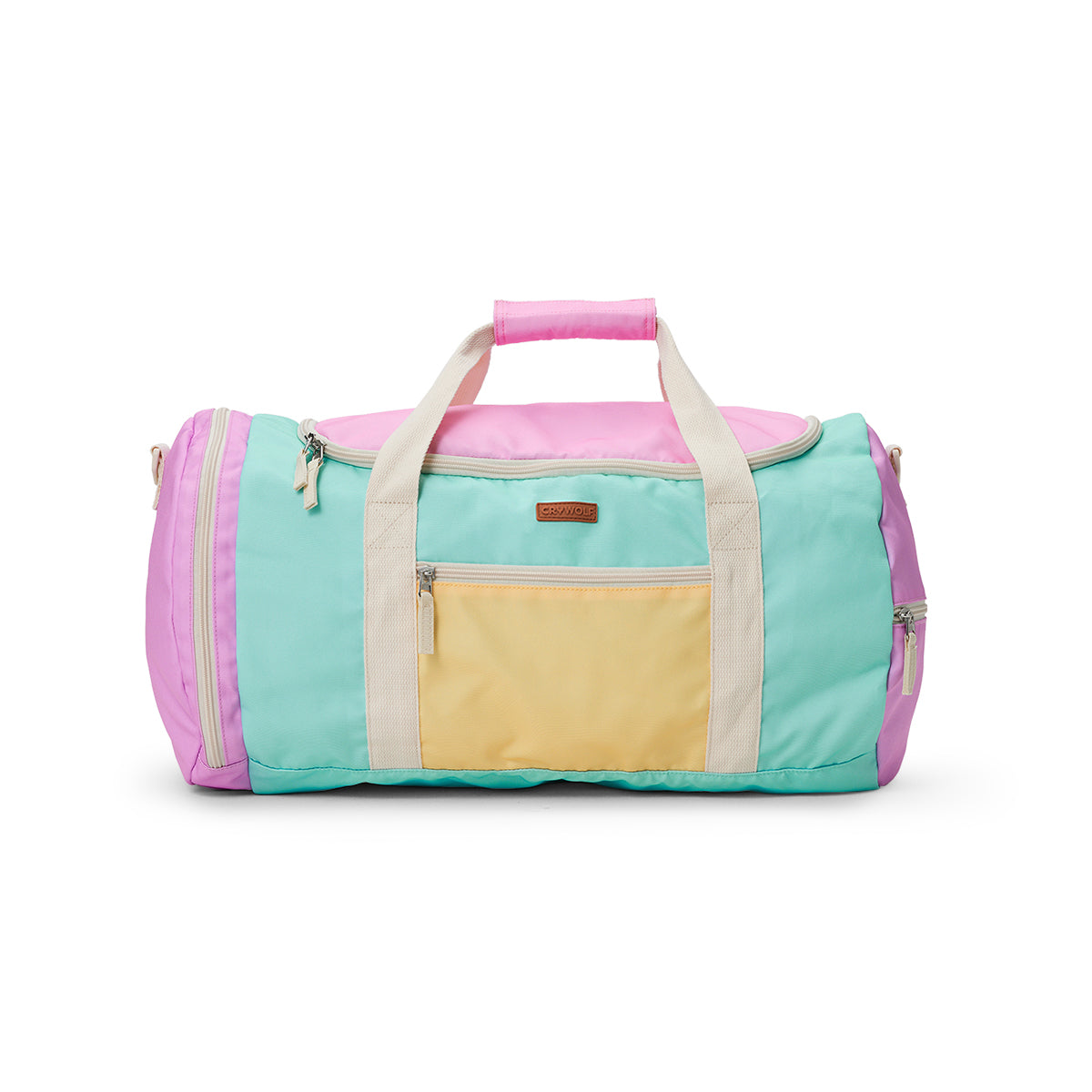 Crywolf Packable Duffel in Poolside Colourblock
