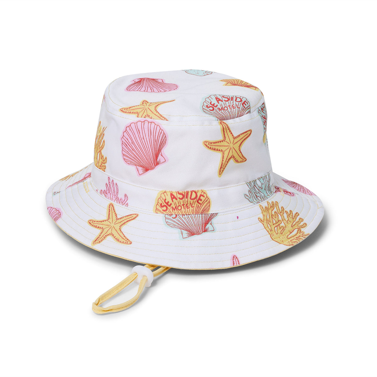 Crywolf Reversible Bucket Hat in Shell