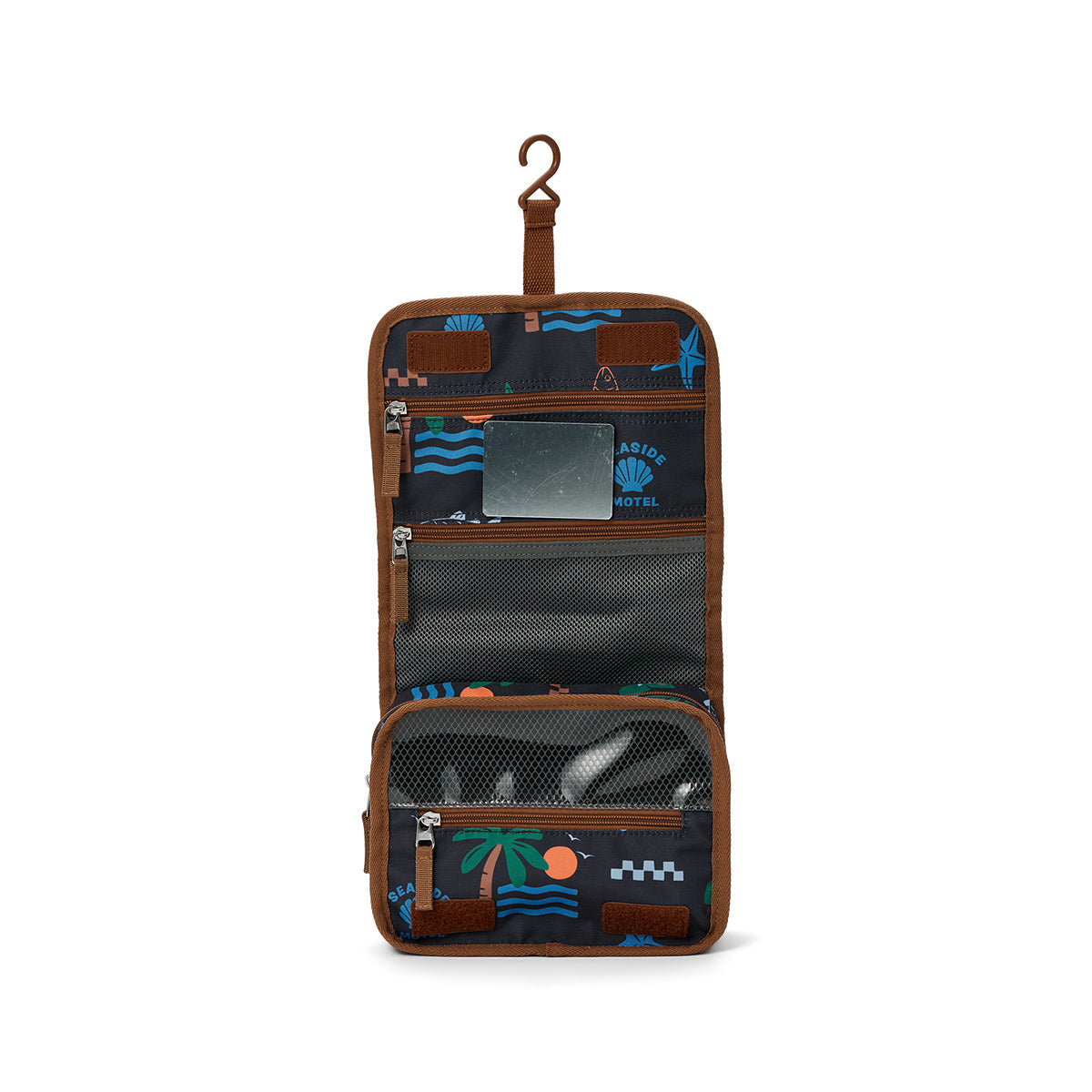 Crywolf Hanging Toiletry Bag in Seaside Motel