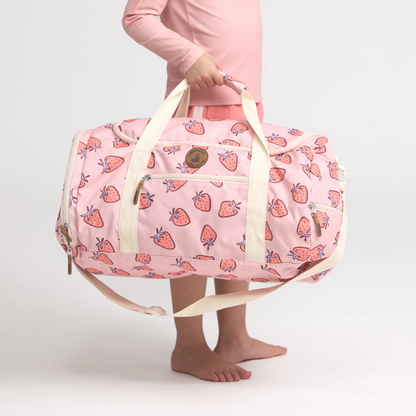 Crywolf Packable Duffel Bag - Strawberry Splash